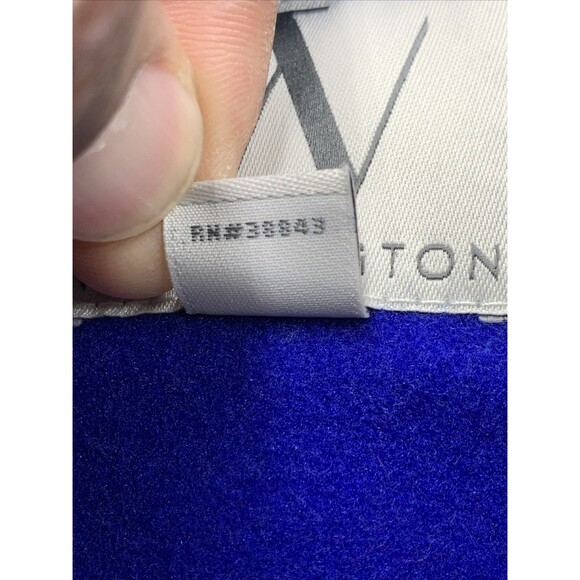 Worthington Womens Wool Blend Robe Coat Belted Cobalt Blue Size Small New - Picture 16 of 16